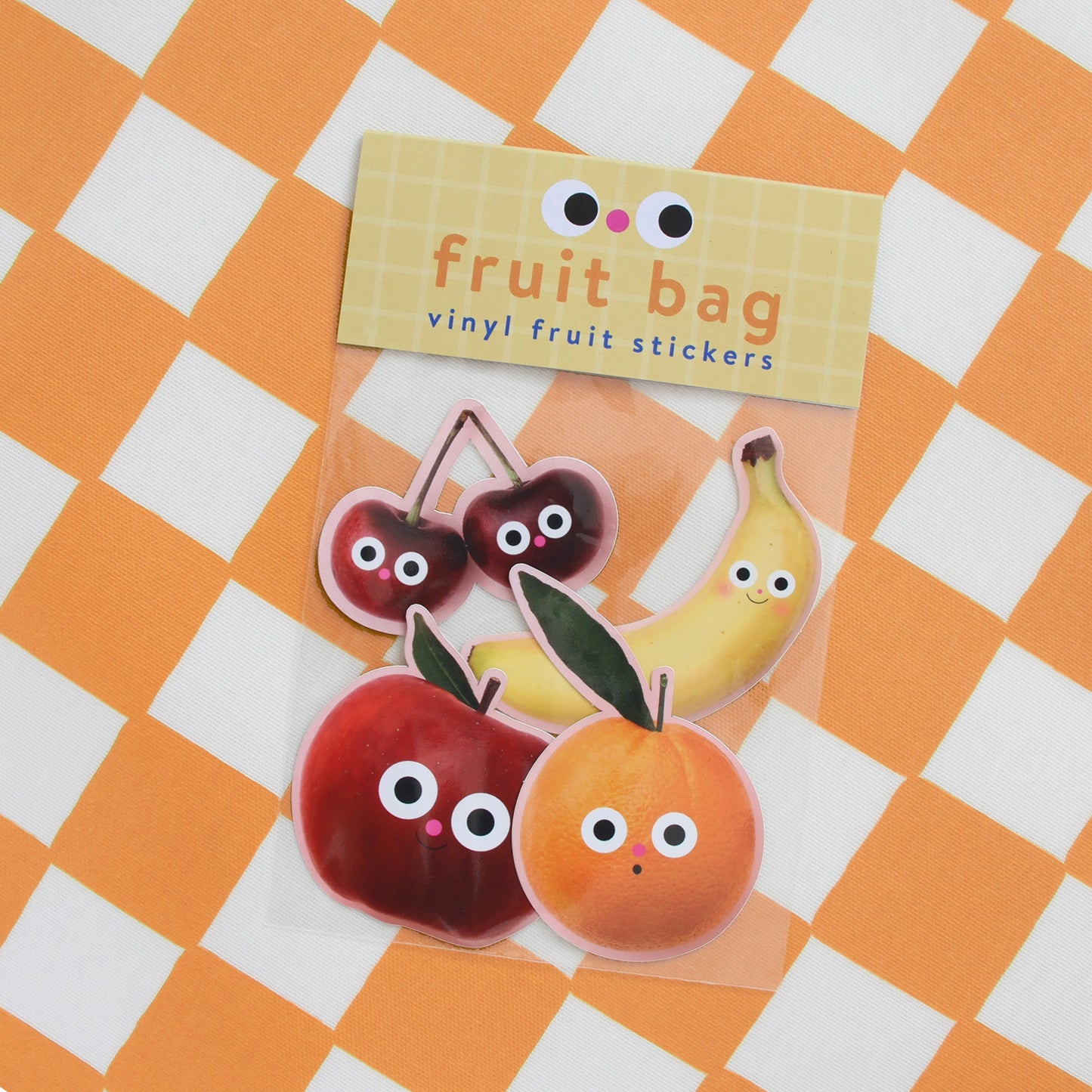 Fruit Bag Vinyl Stickers