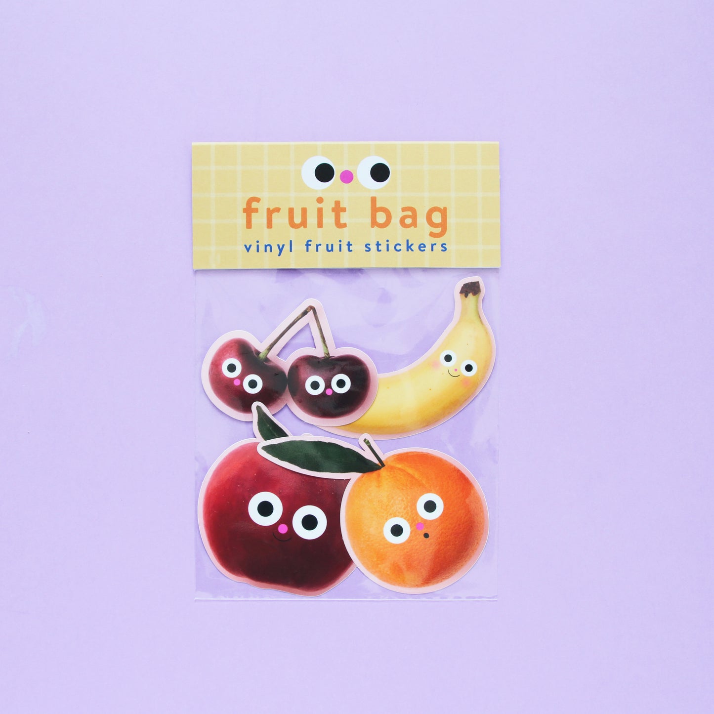 Fruit Bag Vinyl Stickers